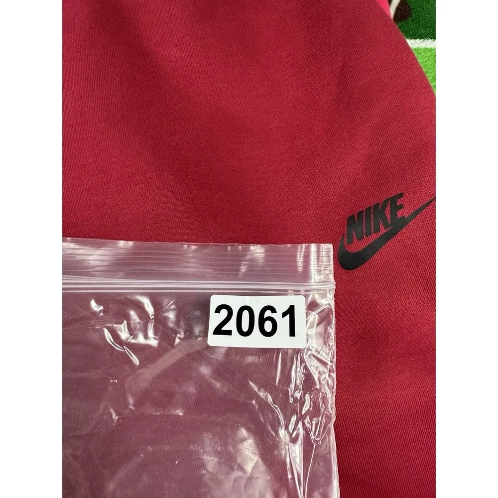 Nike Tech Fleece Mens Crimson Red Jogger Sweatpant XL CU4495-657